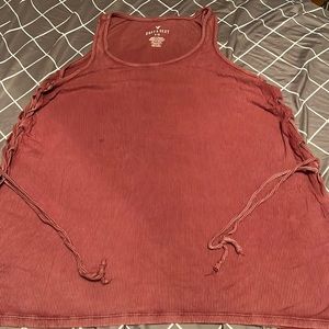 2 American Eagle soft & sexy rib tank top xs&s